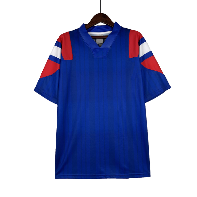 Vintage Football Jersey Impression Équipe Club Uniforme de football Équipe complète Ensemble de maillots de football